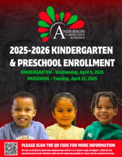 2025-2026 Kindergarten Enrollment